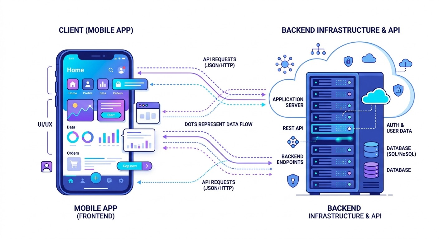 Four mobile app development paths for beginners: native, cross-platform, no-code, and AI app development