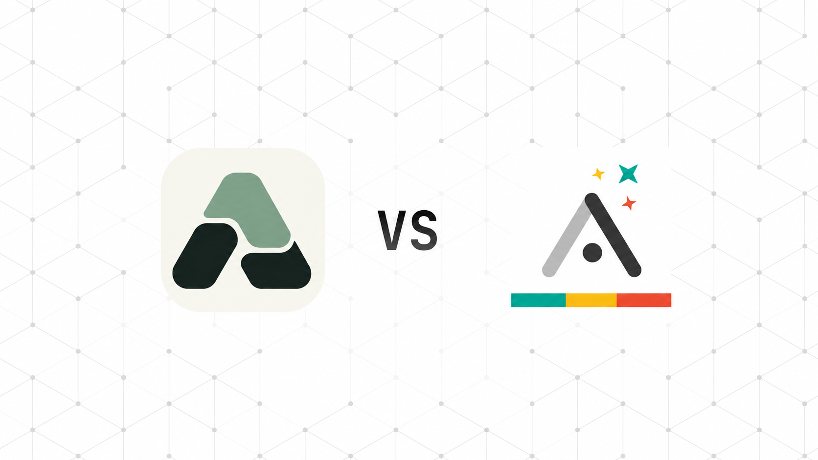 Side-by-side comparison of BuildAvelo and Adalo logos with 'VS' in the center, representing a no-code platform comparison.