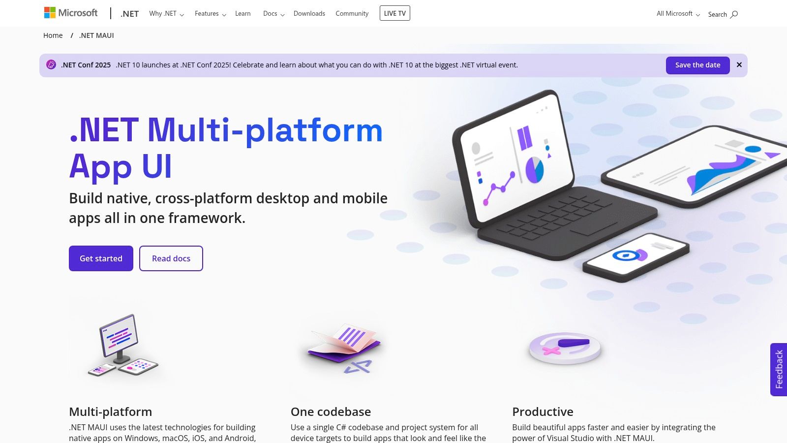 .NET MAUI Visual Studio IDE for cross-platform mobile app development
