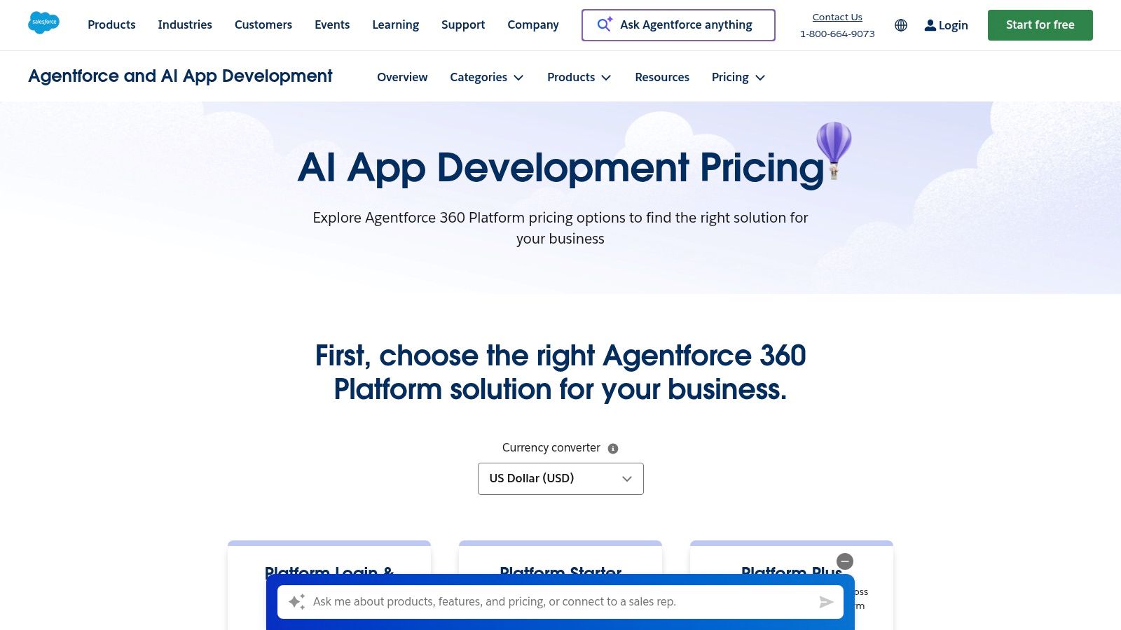 Salesforce Platform low-code tools with Lightning App Builder showing drag-and-drop components